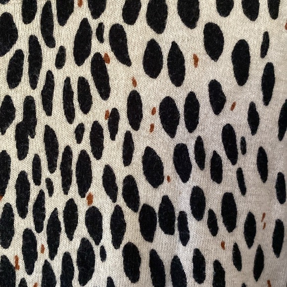J Crew Meecantile leopard teddie sweater - Picture 4 of 9